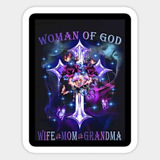 Woman Of God Sticker